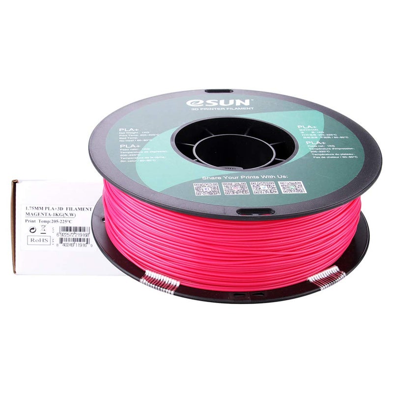 eSUN PLA PRO (PLA+) 3D Printer Filament, Dimensional Accuracy +/- 0.03 mm, 1kg Spool, 1.75mm, Magenta - Image 4